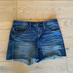Madewell High Rise Denim Shorts